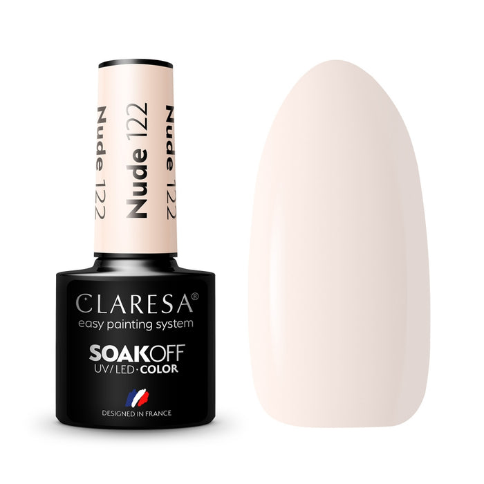 Claresa gel polish - Nude 122 - 5g.