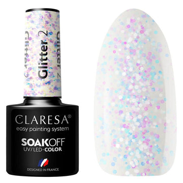 Claresa gel polish - Glitter 2 - 5g.