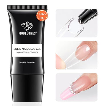 Modelones Solid Nail Glue Gel for Tips