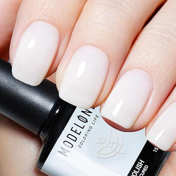 Modelones Milky White Gel Nail Polish 15 ml