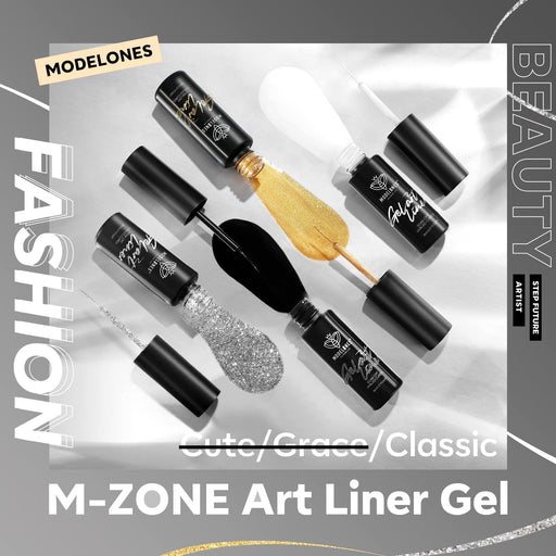 Modelones Gel Art liner set - 4 colors