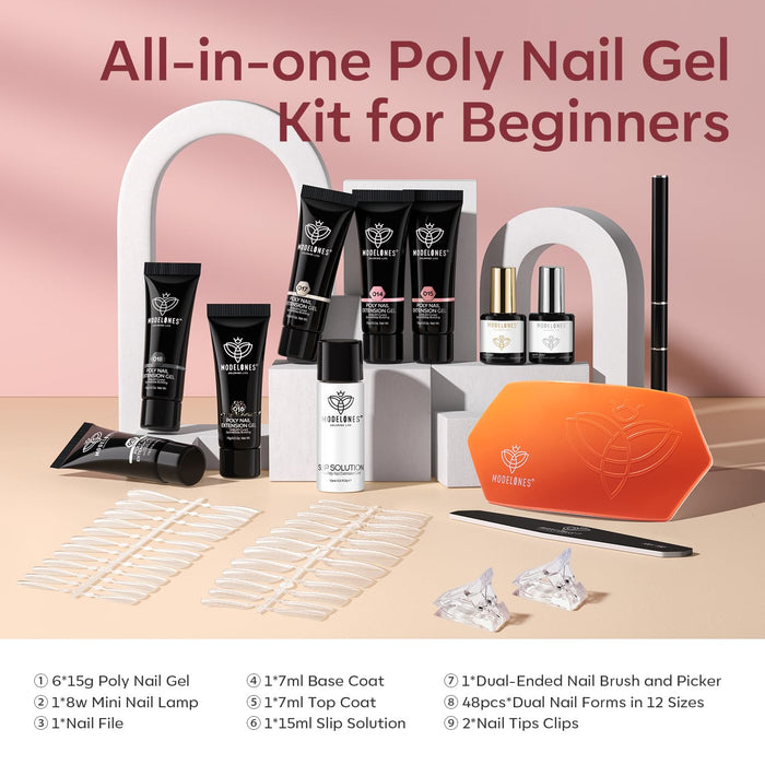 Modelones STARTER KIT: Poly Gel Nail Kit