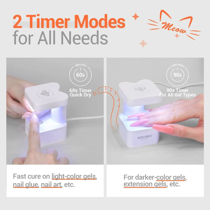 Modelones 8W Mini LED/UV Lamp