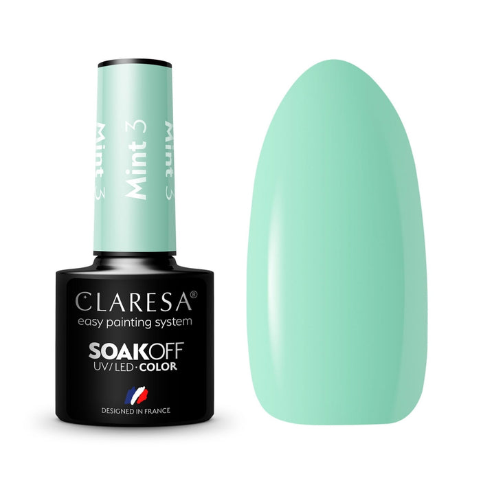 Claresa gel polish - Mint 3 - 5g.