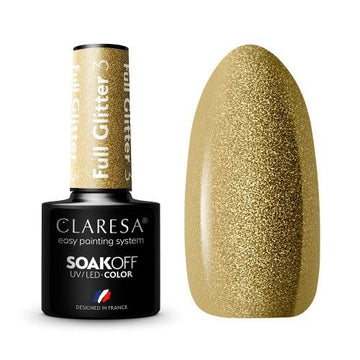 Claresa gel polish - Full glitter 3 - 5g.