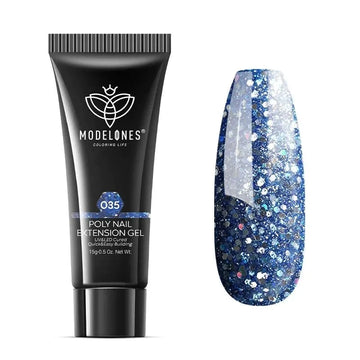 Modelones Single Poly Nail Gel (15g) Midnight blue 035